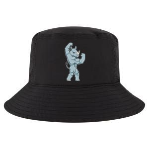 Rhino Bodybuilder Bodybuilding Sports Gift Cool Comfort Performance Bucket Hat