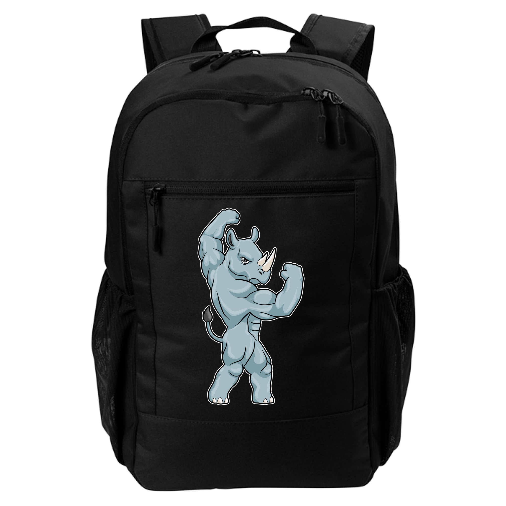 Rhino Bodybuilder Bodybuilding Sports Gift Backpack