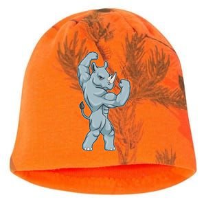 Rhino Bodybuilder Bodybuilding Sports Gift Kati - Camo Knit Beanie