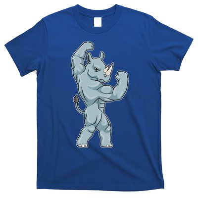 Rhino Bodybuilder Bodybuilding Sports Gift T-Shirt
