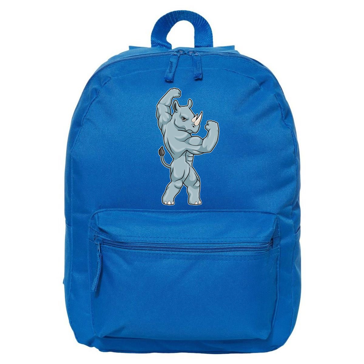 Rhino Bodybuilder Bodybuilding Sports Gift 16 in Basic Backpack