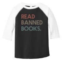 Read Banned Books Librarians Banned Books Week Retro Vintage Toddler Fine Jersey T-Shirt