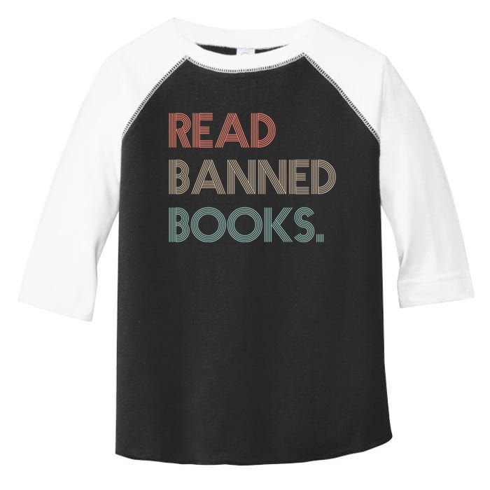 Read Banned Books Librarians Banned Books Week Retro Vintage Toddler Fine Jersey T-Shirt