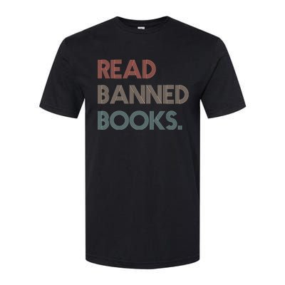 Read Banned Books Librarians Banned Books Week Retro Vintage Softstyle® CVC T-Shirt