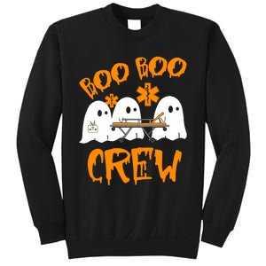 Retro Boo Boo Crew Halloween Nurse Ghost Paramedic Sweatshirt