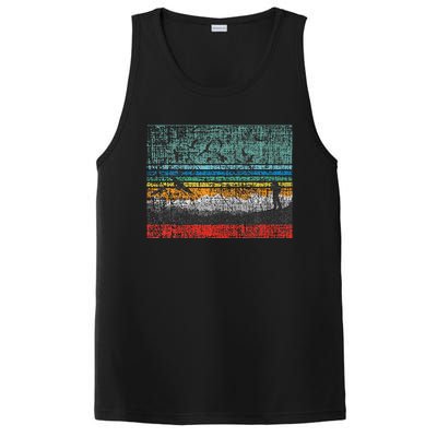 Retro Birding Bird Watching Bird Watcher Birder PosiCharge Competitor Tank