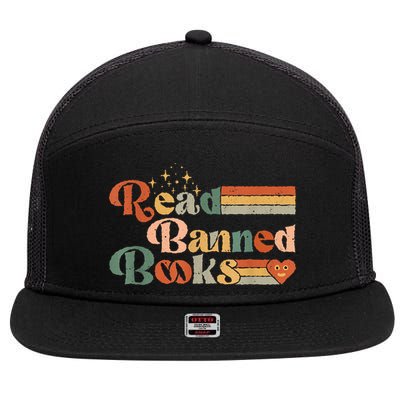 Read Banned Books Week Reader 7 Panel Mesh Trucker Snapback Hat
