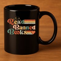 Read Banned Books Week Reader 11oz C Handle Ceramic Mug