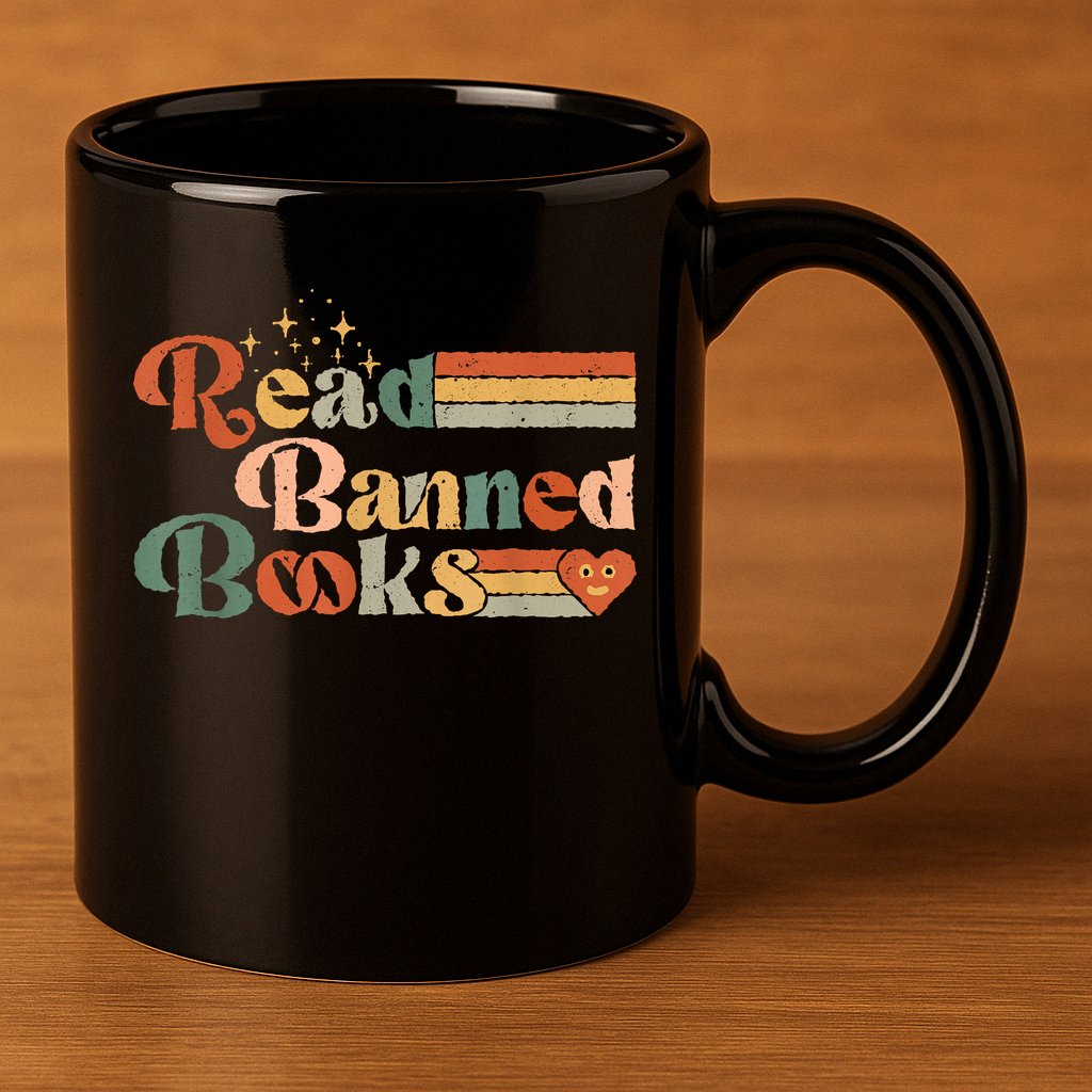 Read Banned Books Week Reader 11oz C Handle Ceramic Mug