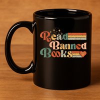 Read Banned Books Week Reader 11oz C Handle Ceramic Mug