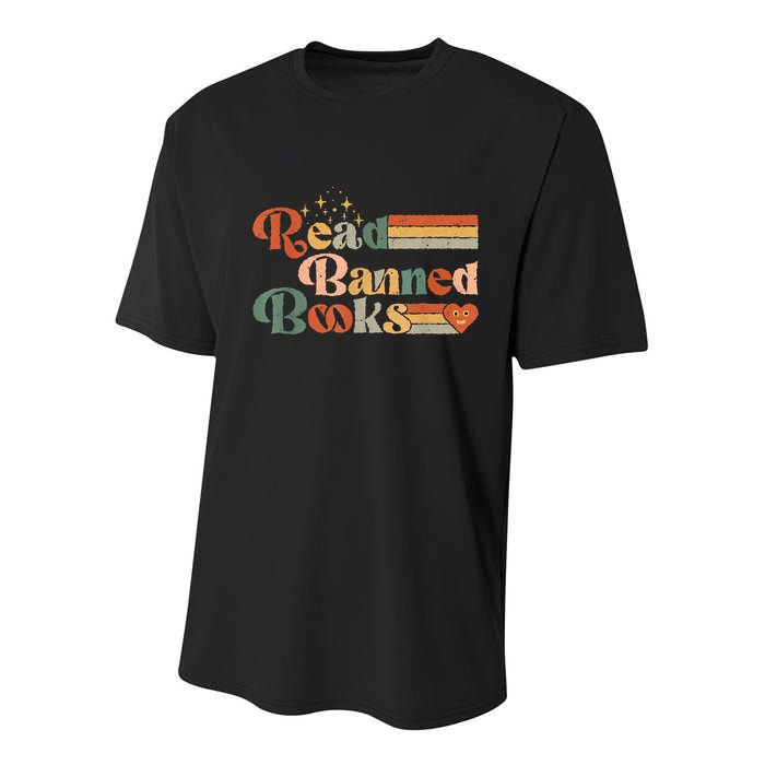 Read Banned Books Week Reader Youth Performance Sprint T-Shirt