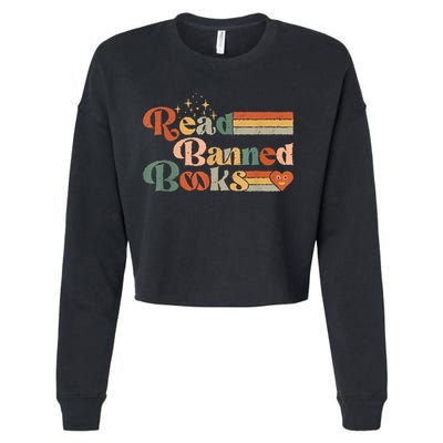 Read Banned Books Week Reader Cropped Pullover Crew