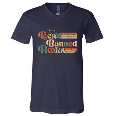 Read Banned Books Week Reader V-Neck T-Shirt