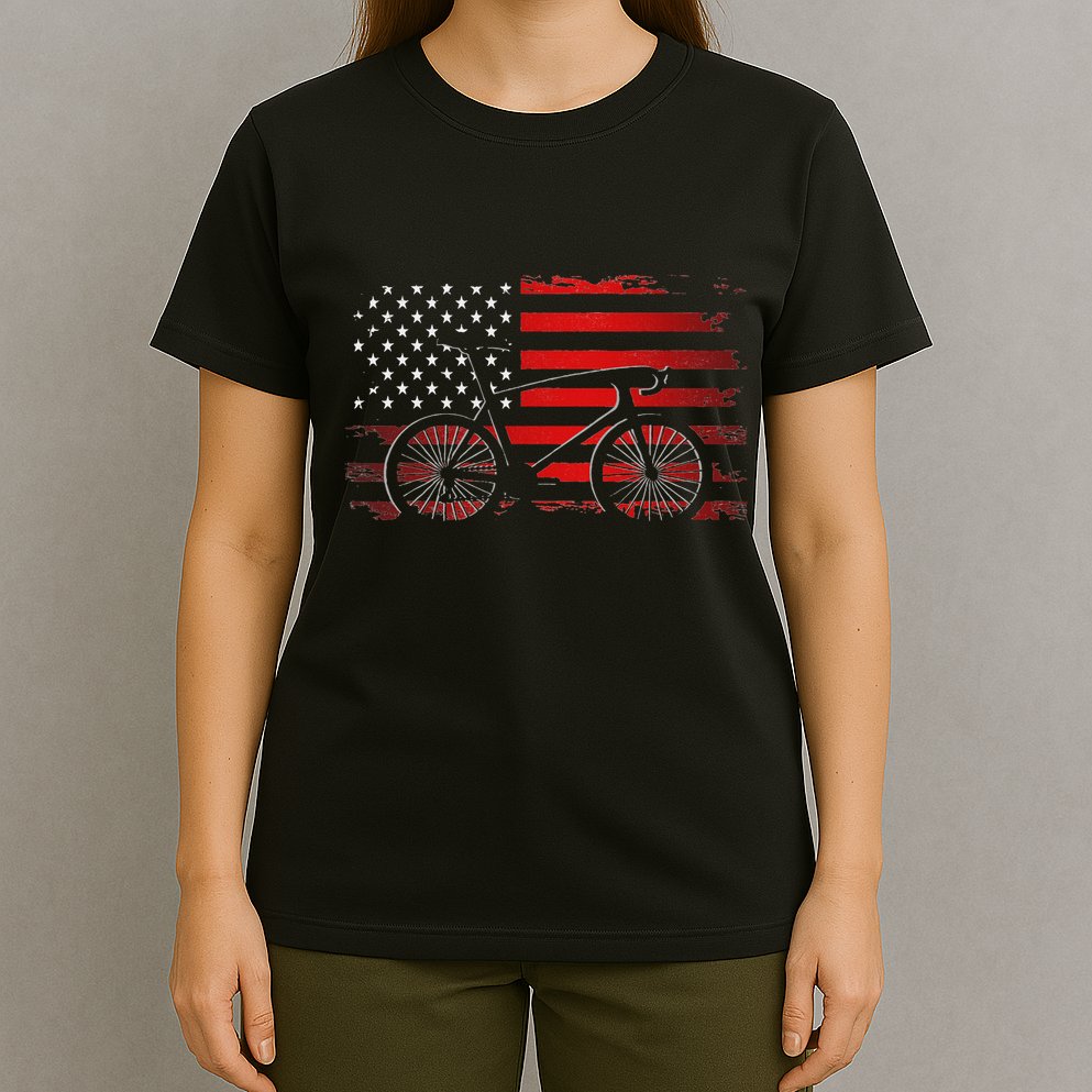 Road Biking Bicycle Cycling T-Shirt