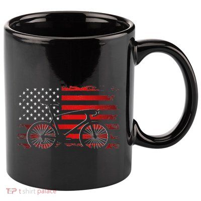 Road Biking Bicycle Cycling 11oz C Handle Ceramic Mug