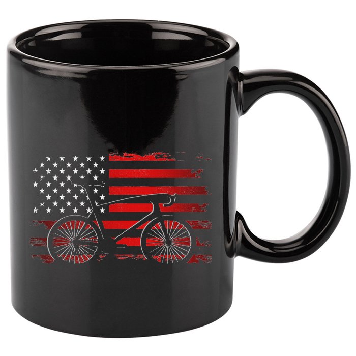 Road Biking Bicycle Cycling 11oz C Handle Ceramic Mug