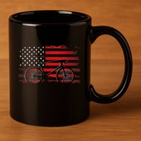 Road Biking Bicycle Cycling 11oz C Handle Ceramic Mug