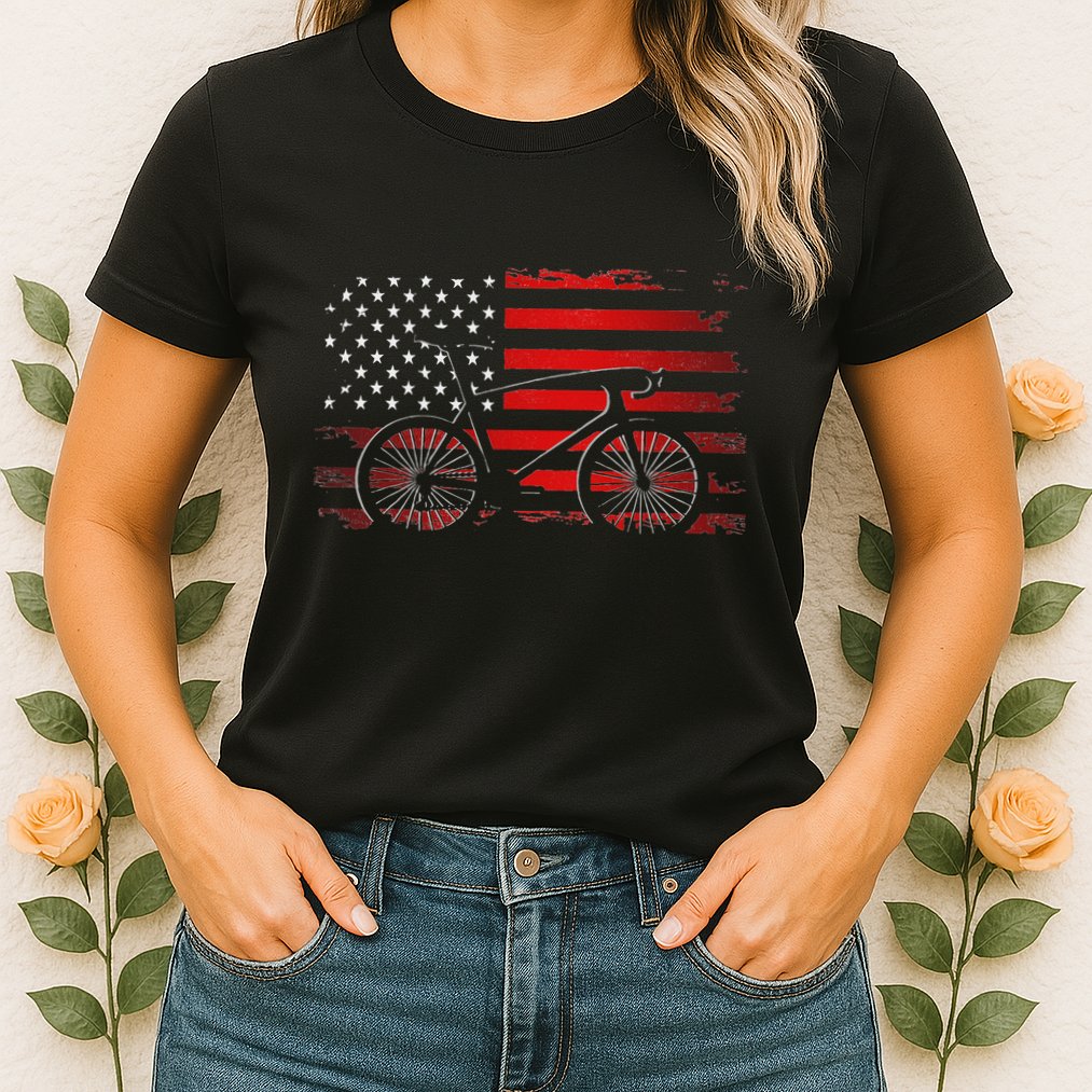 Road Biking Bicycle Cycling Womens T-Shirt