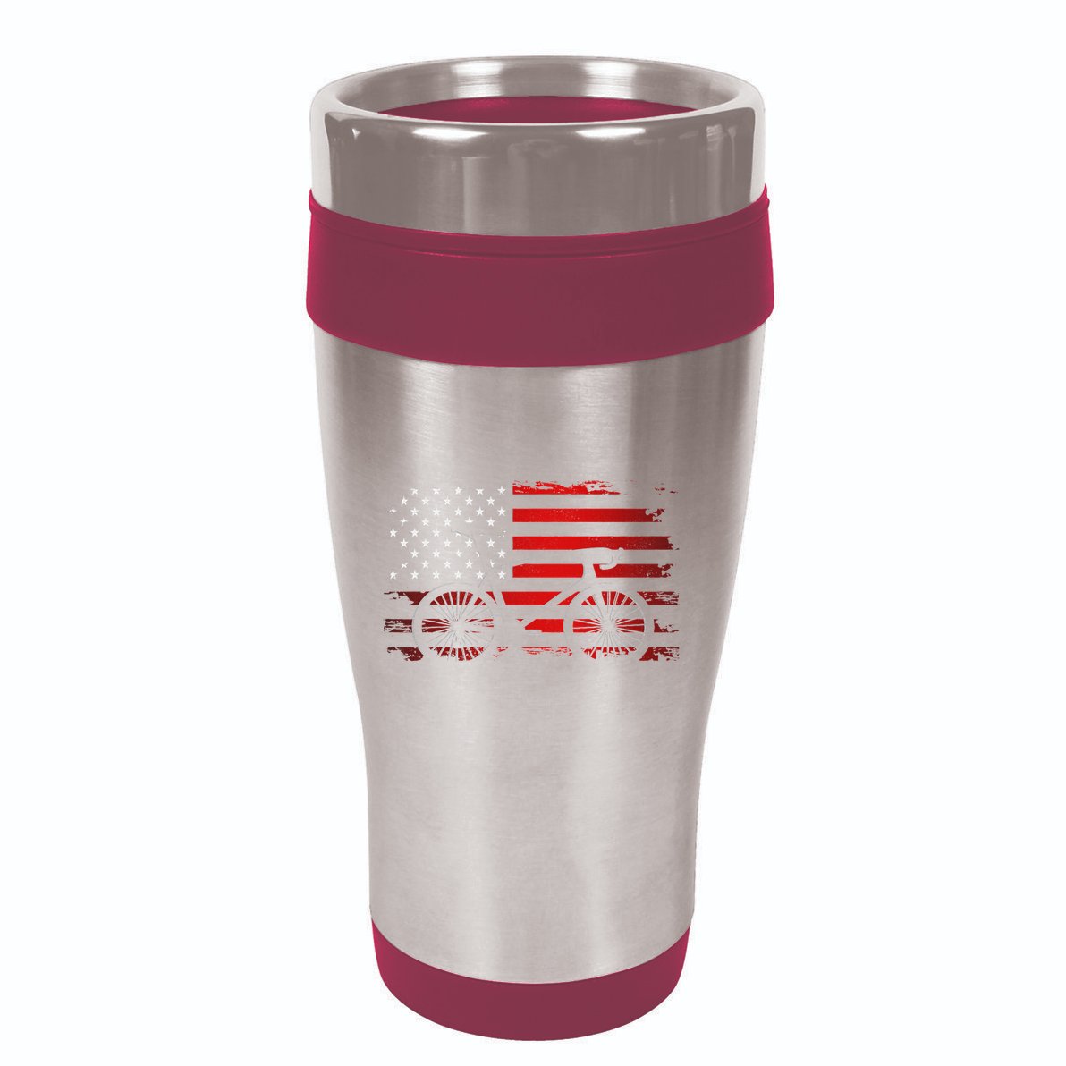 Road Biking Bicycle Cycling 16oz Travel Tumbler