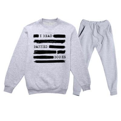 Read Banned Books Premium Crewneck Sweatsuit Set