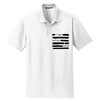 Read Banned Books Dry Zone Grid Polo