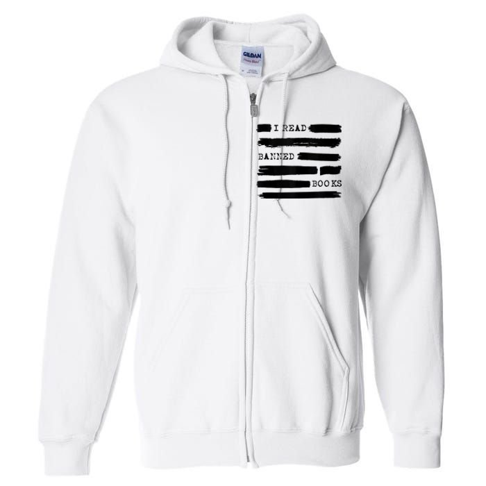 Read Banned Books Full Zip Hoodie