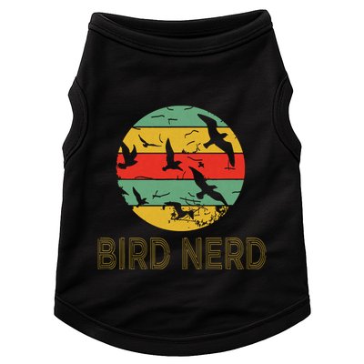 Retro Birding Bird Watching Nerd Funny Bird Watcher Doggie Tank