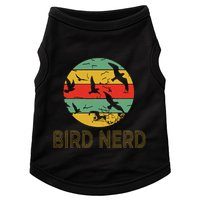 Retro Birding Bird Watching Nerd Funny Bird Watcher Doggie Tank