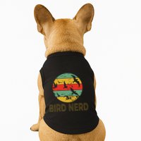 Retro Birding Bird Watching Nerd Funny Bird Watcher Doggie Tank