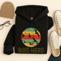 Retro Birding Bird Watching Nerd Funny Bird Watcher Hoodie