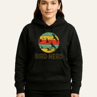 Retro Birding Bird Watching Nerd Funny Bird Watcher Hoodie