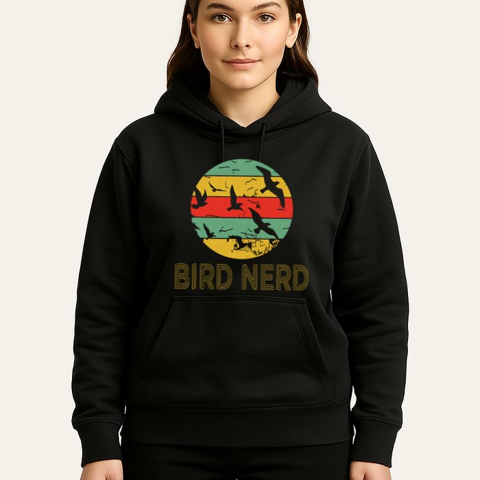 Retro Birding Bird Watching Nerd Funny Bird Watcher Hoodie