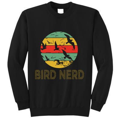Retro Birding Bird Watching Nerd Funny Bird Watcher Sweatshirt