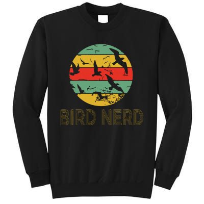 Retro Birding Bird Watching Nerd Funny Bird Watcher Sweatshirt