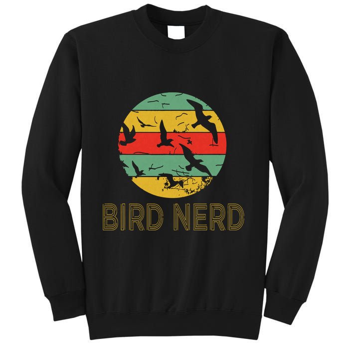 Retro Birding Bird Watching Nerd Funny Bird Watcher Sweatshirt