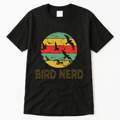Retro Birding Bird Watching Nerd Funny Bird Watcher Tall T-Shirt