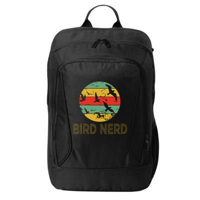 Retro Birding Bird Watching Nerd Funny Bird Watcher City Backpack