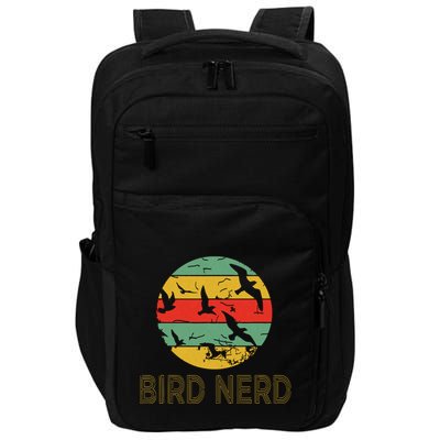Retro Birding Bird Watching Nerd Funny Bird Watcher Impact Tech Backpack