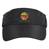 Retro Birding Bird Watching Nerd Funny Bird Watcher Adult Drive Performance Visor