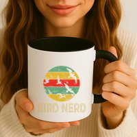 Retro Birding Bird Watching Nerd Funny Bird Watcher Mug