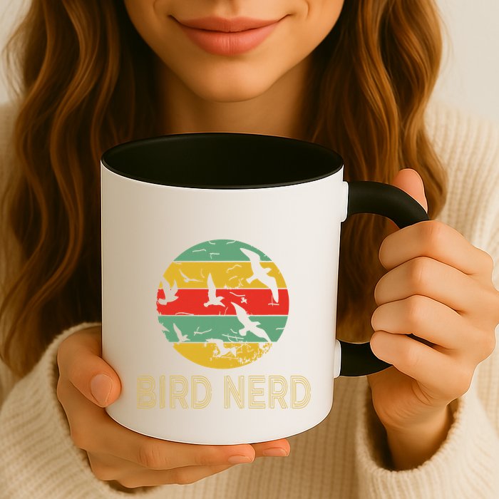 Retro Birding Bird Watching Nerd Funny Bird Watcher Mug