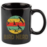 Retro Birding Bird Watching Nerd Funny Bird Watcher 11oz C Handle Ceramic Mug