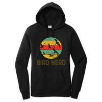 Retro Birding Bird Watching Nerd Funny Bird Watcher Women's Pullover Hoodie