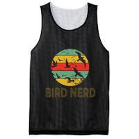 Retro Birding Bird Watching Nerd Funny Bird Watcher Mesh Reversible Basketball Jersey Tank