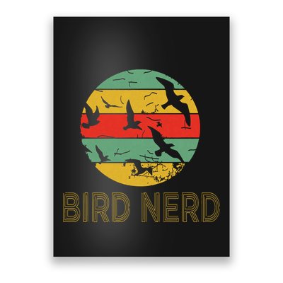 Retro Birding Bird Watching Nerd Funny Bird Watcher Poster