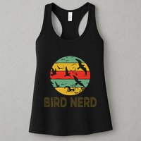 Retro Birding Bird Watching Nerd Funny Bird Watcher Womens Tank Top