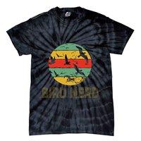 Retro Birding Bird Watching Nerd Funny Bird Watcher Tie-Dye T-Shirt