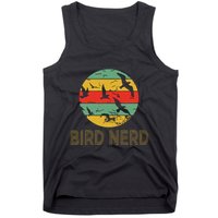 Retro Birding Bird Watching Nerd Funny Bird Watcher Tank Top