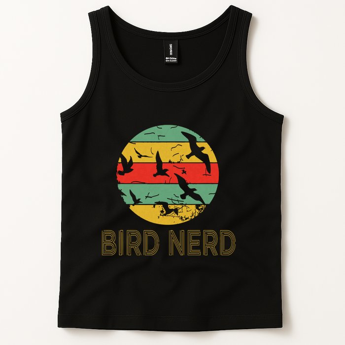 Retro Birding Bird Watching Nerd Funny Bird Watcher Tank Top