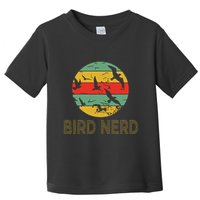 Retro Birding Bird Watching Nerd Funny Bird Watcher Toddler T-Shirt